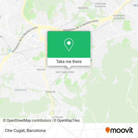Che Cugat map