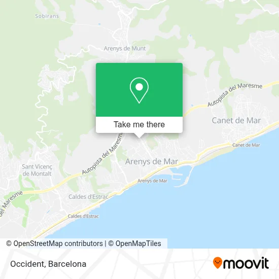 Occident map
