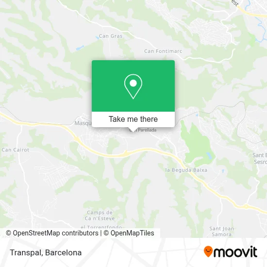 Transpal map