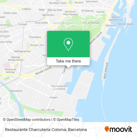Restaurante Charcuteria Coloma map