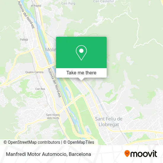 Manfredi Motor Automocio map