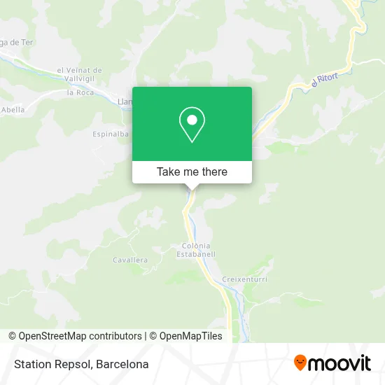 Station Repsol map