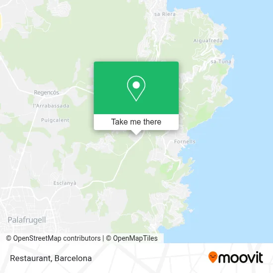 Restaurant map