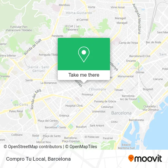 mapa Compro Tu Local