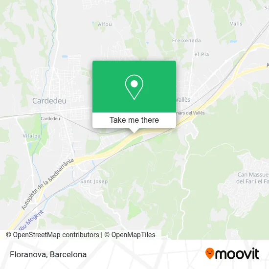 Floranova map