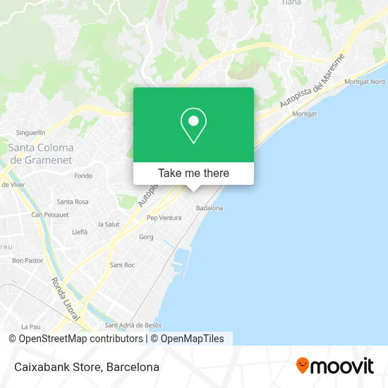 Caixabank Store map