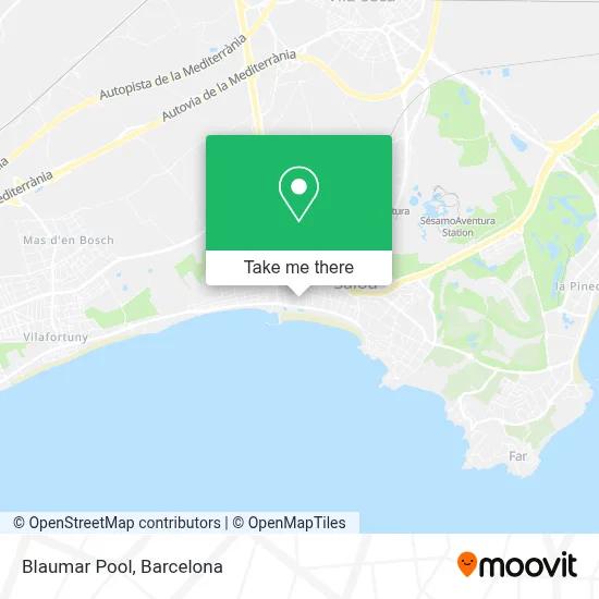 Blaumar Pool map