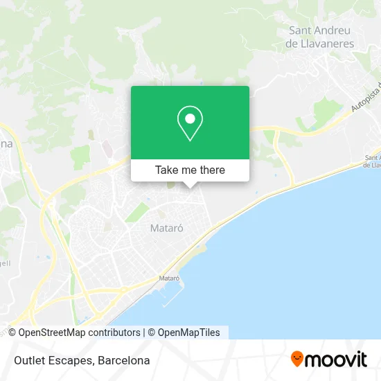 Outlet Escapes map