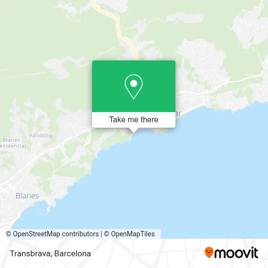 Transbrava map