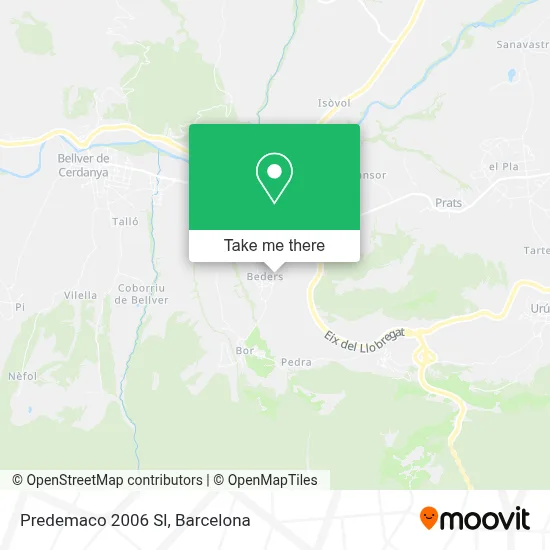 Predemaco 2006 Sl map