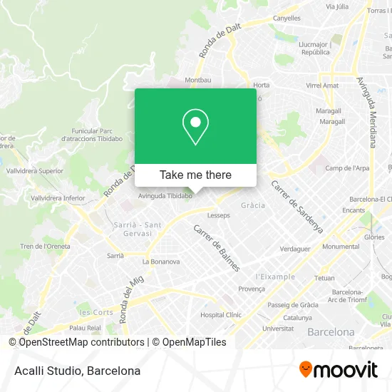 Acalli Studio map