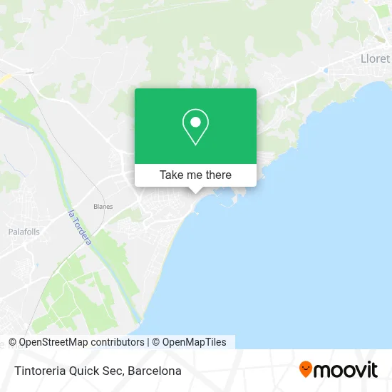 Tintoreria Quick Sec map