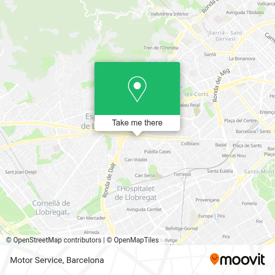 Motor Service map