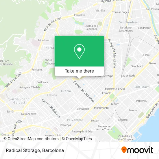 Radical Storage map