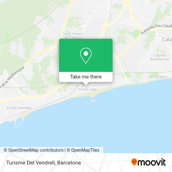 Turisme Del Vendrell map