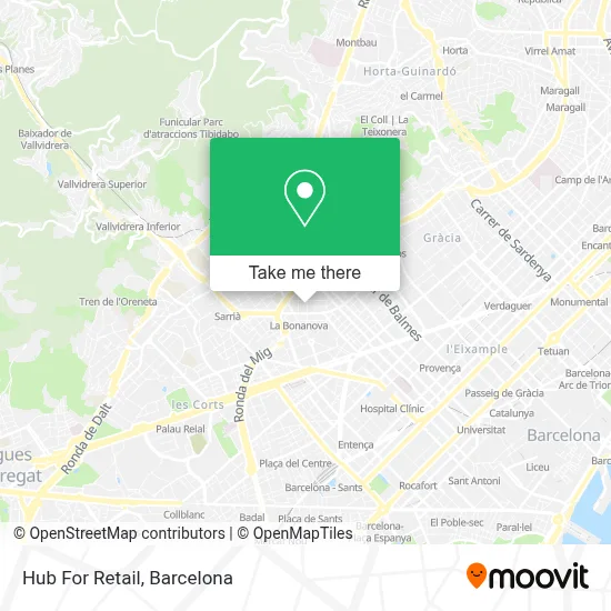 Hub For Retail map