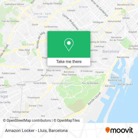 Amazon Locker - Lluis map