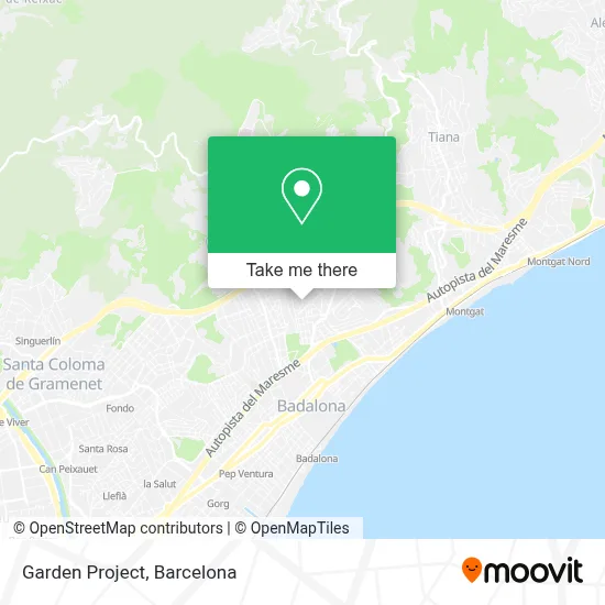 Garden Project map