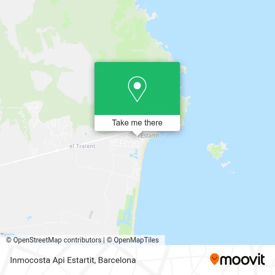 Inmocosta Api Estartit map