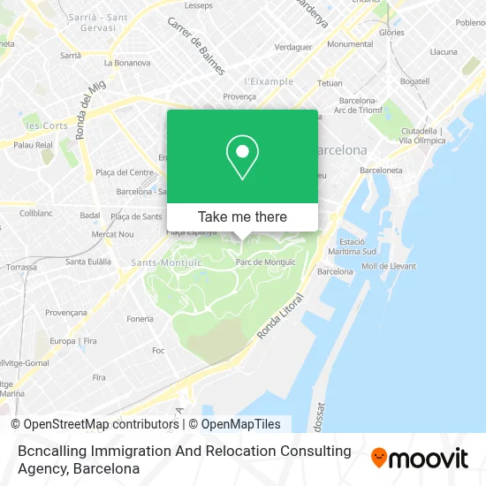 Bcncalling Immigration And Relocation Consulting Agency map