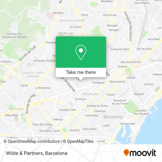 Wilde & Partners map