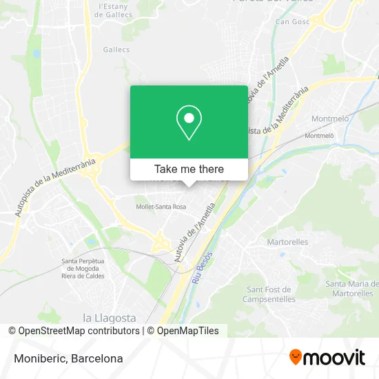 Moniberic map