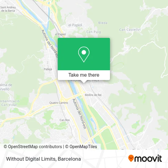 Without Digital Limits map