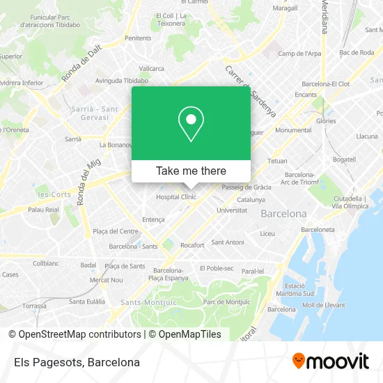 Els Pagesots map