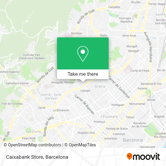 mapa Caixabank Store