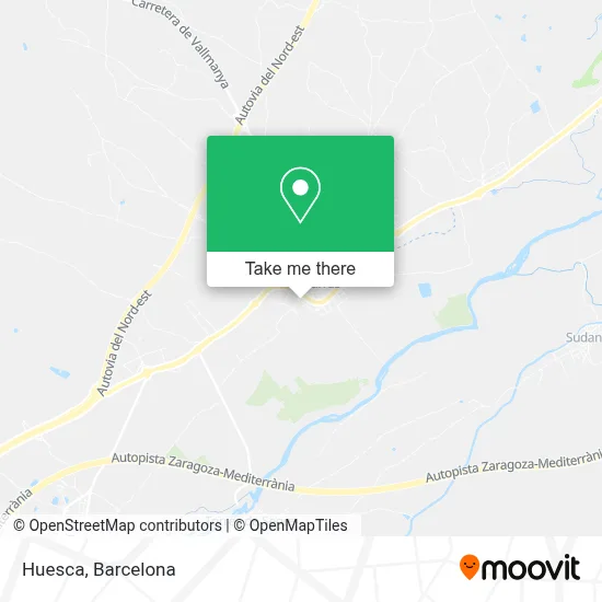 Huesca map