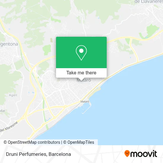 Druni Perfumeries map