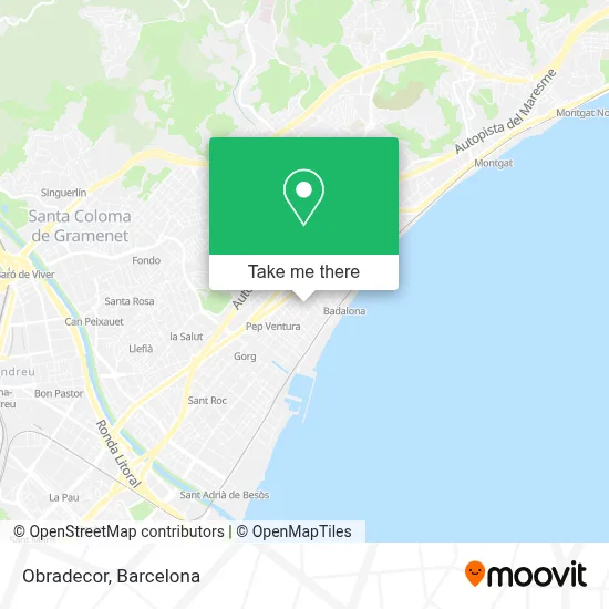Obradecor map