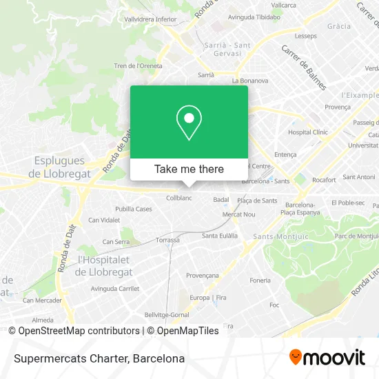 Supermercats Charter map