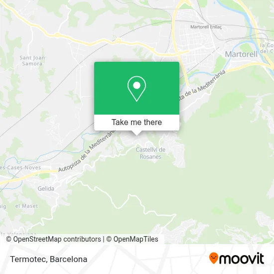 Termotec map