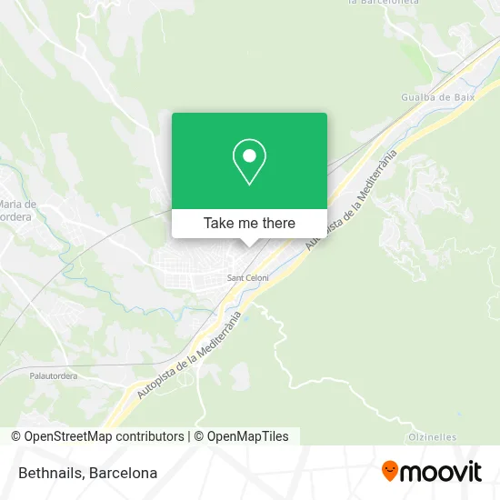Bethnails map
