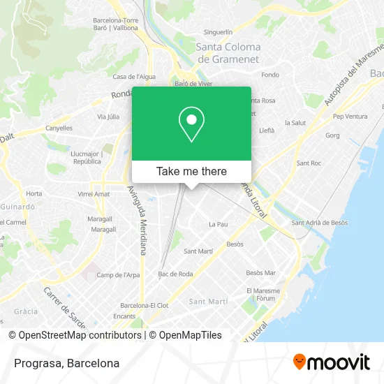 Prograsa map