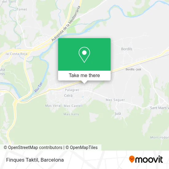 Finques Taktil map