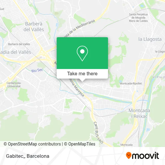 Gabitec, map