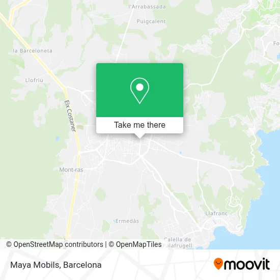 Maya Mobils map