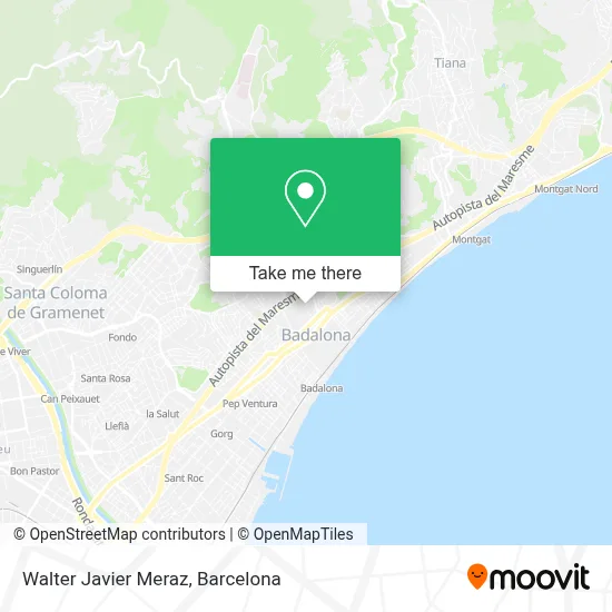 Walter Javier Meraz map
