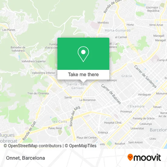 Onnet map