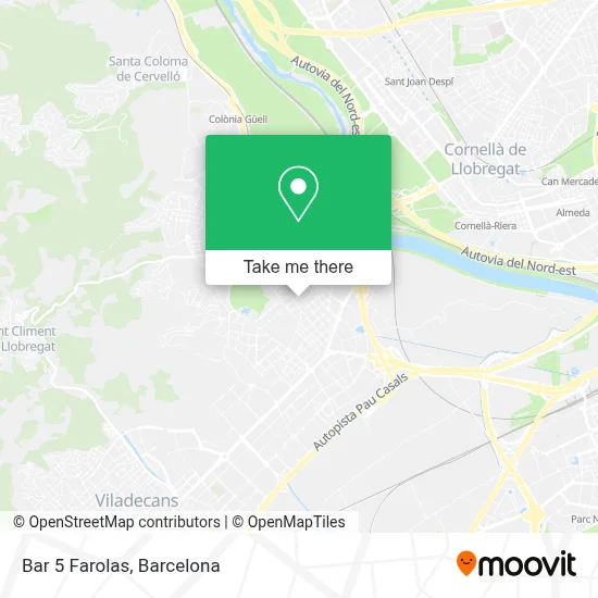 Bar 5 Farolas map