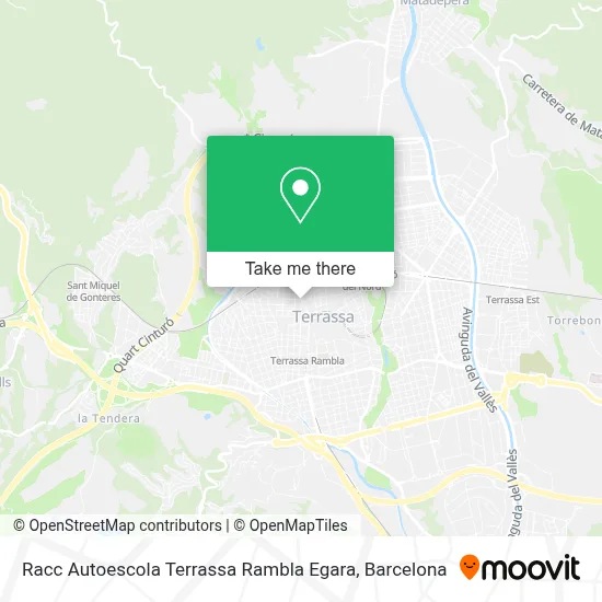 Racc Autoescola Terrassa Rambla Egara map