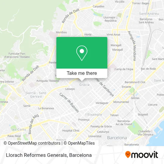 Llorach Reformes Generals map