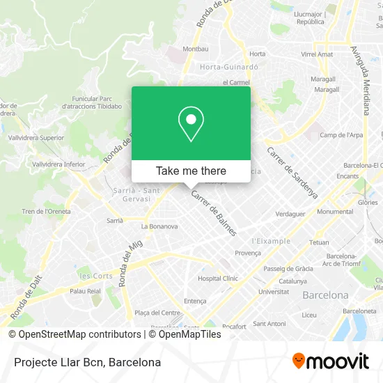 Projecte Llar Bcn map