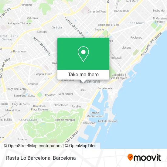 Rasta Lo Barcelona map
