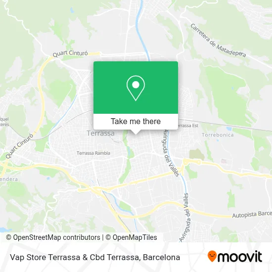 Vap Store Terrassa & Cbd Terrassa map