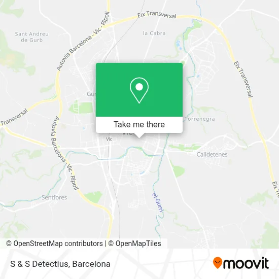 S & S Detectius map