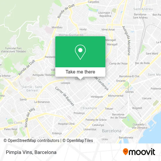 Pimpla Vins map
