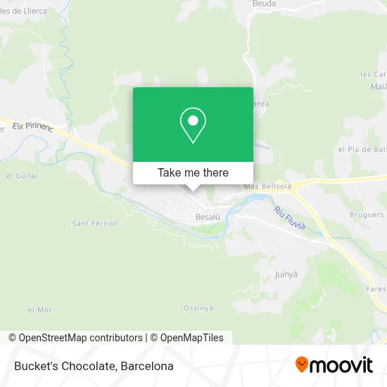 Bucket's Chocolate map
